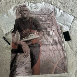 Jordan Vintage Graphic Men's T-Shirt - White and Black